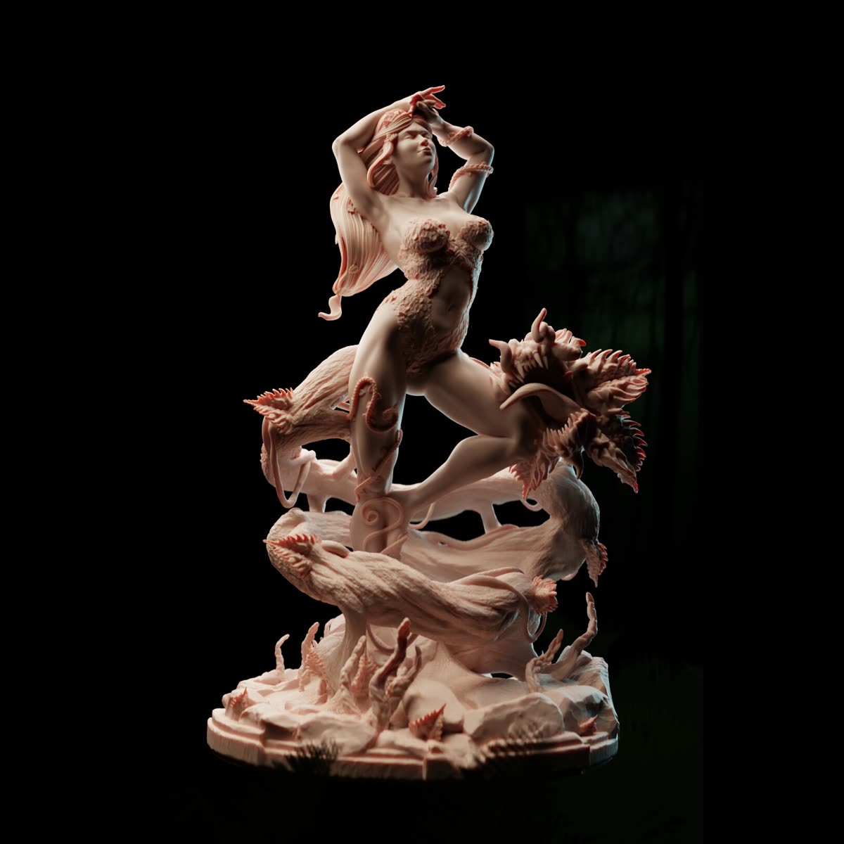 Poison Ivy em clay render